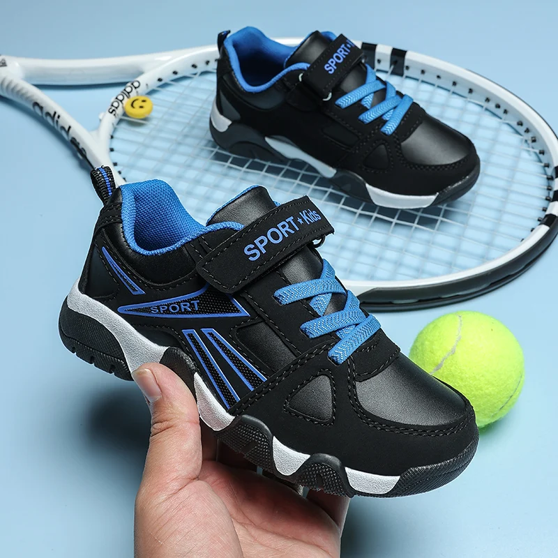 RUMDAX Boys Sneakers Air Cushion Kids Running Shoes Breathable Mesh Anti-slippery Sports Shoes Jogging Flats Child Basket Shoe