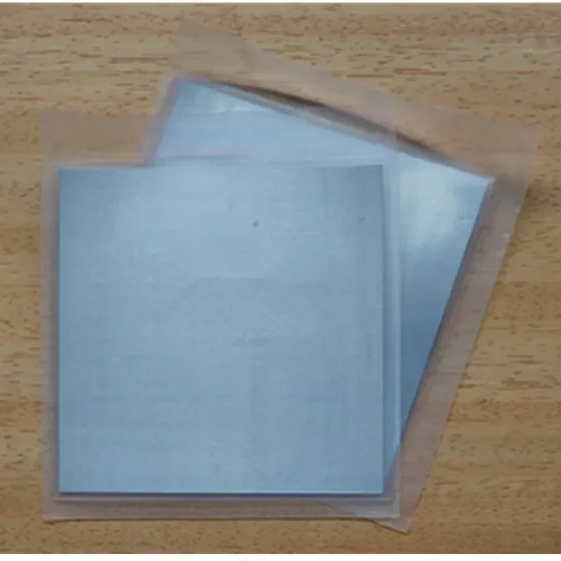 Индиевая фольга чистоты 99 999% листовая металлическая пластина из высокочистой