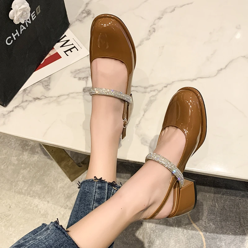 

French Mary Jane Shoes 2022 Summer New Half Toe Fashion Single Shoes Women's High Heels Design Sense Niche Women's Sandals