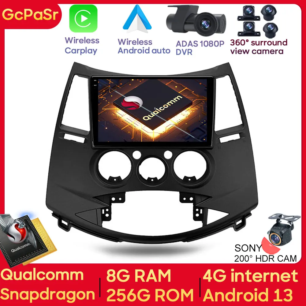 

Автомагнитола Qualcomm для Mitsubishi Grandis 1 2003-2011, Android, мультимедийный плеер, радио, видео, навигация, GPS, сенсорный экран, WIF