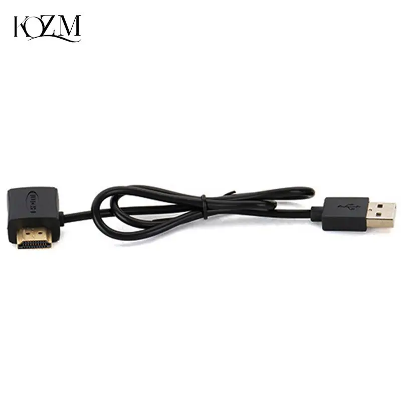 

Portable 50CM USB 2.0 HDMI Male To Female Adapter Extender Power Supply Connector Cable For 1080P HDTV Male Cable Adapter