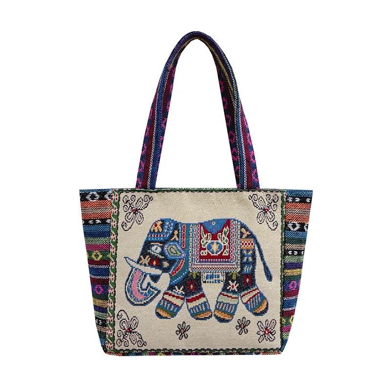 

2022 New Canvas Shoulder bags for Women Bags Fashion Top Handle Tote Designer Purse Bucket elephant owl Woman Handbag Satchel
