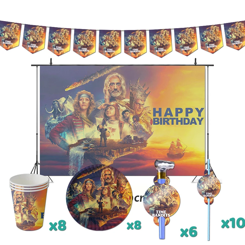 Одноразовые наборы посуды для дня рождения