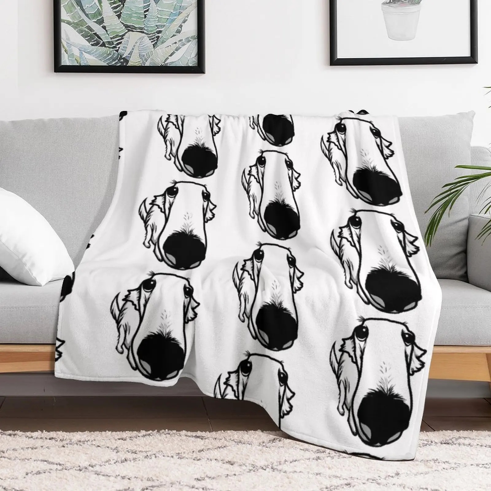 Милое борзойское длинное одеяло для собак зимние постельные принадлежности