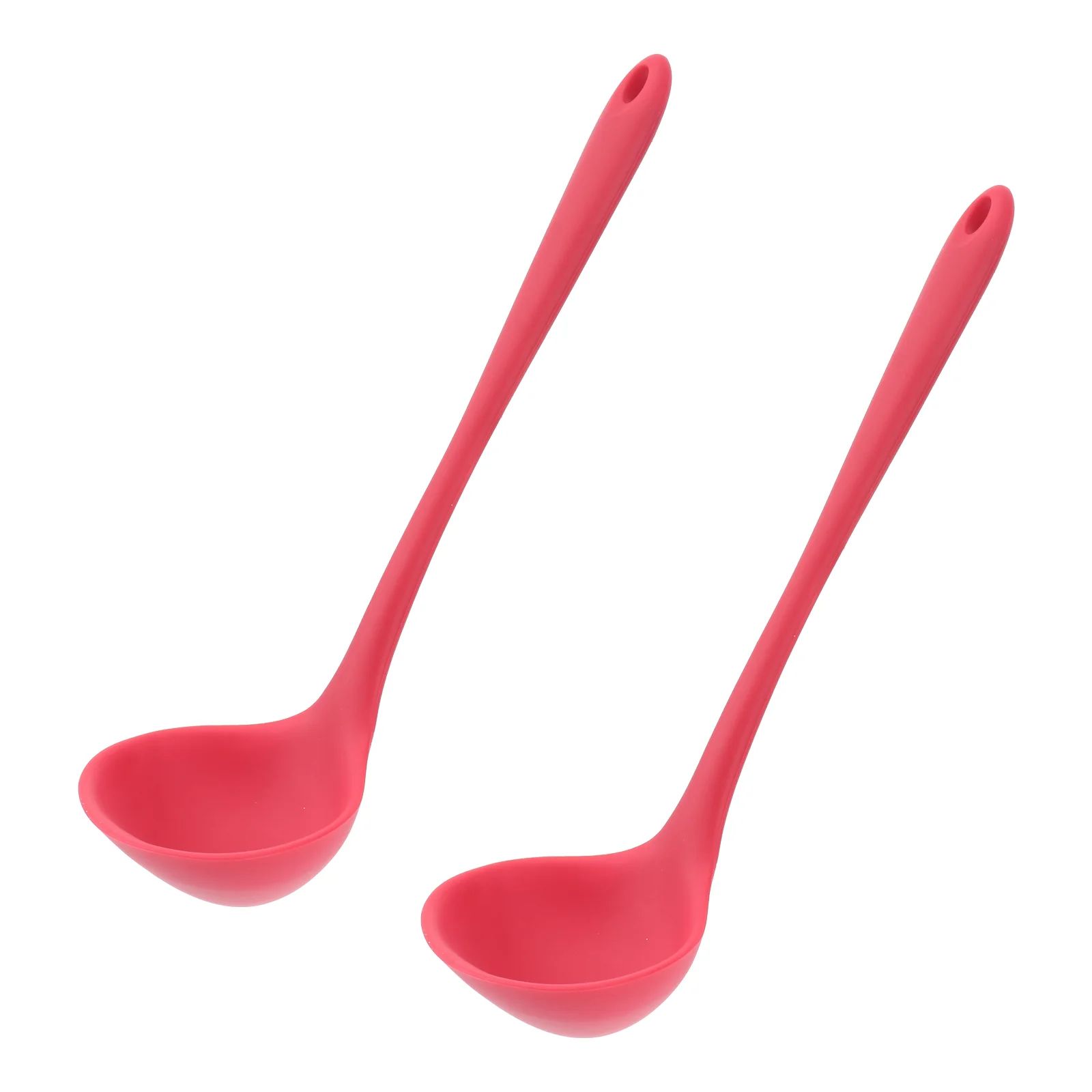 

Ladle Spoon Soup Kitchen Silicone Spoons Cooking Serving Dipper Nonstick Sauce Utensils Hot Pot Deep Gravy Large Scoop Asian
