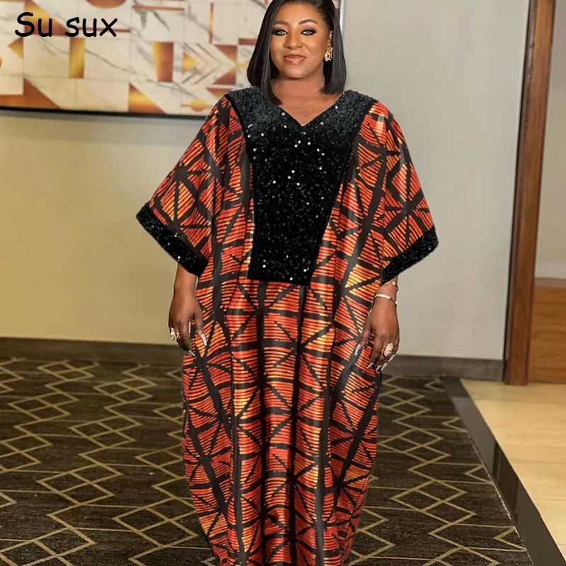 Африканские платья для женщин традиционный этнический стиль халат