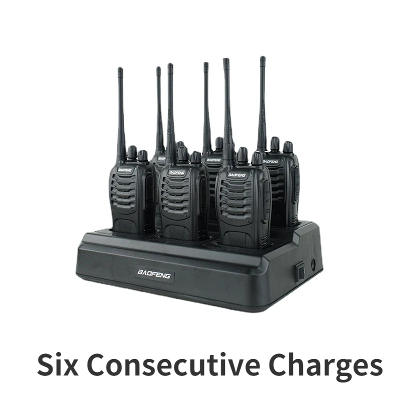 Baofeng Bf-888s Six Pack Walkie Talkie Seat Charger