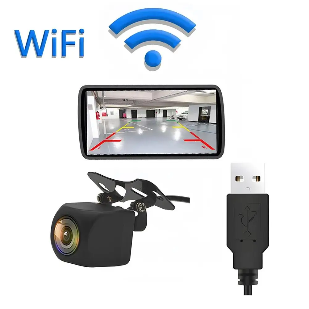 1080p Беспроводная Автомобильная камера заднего вида Wifi 170 градусов 2 4 Ip67 Ночная