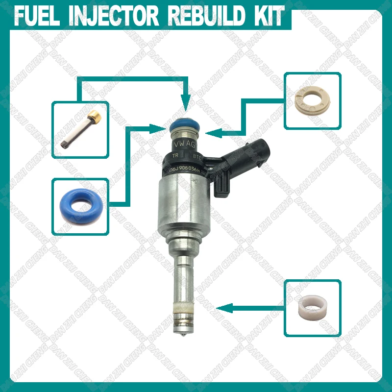 

Filters Orings Seals Grommets Fuel injector service kit filter for 06J906036H For AUDI VW SKODA SEAT 1.8L TSI Passat 1.8L