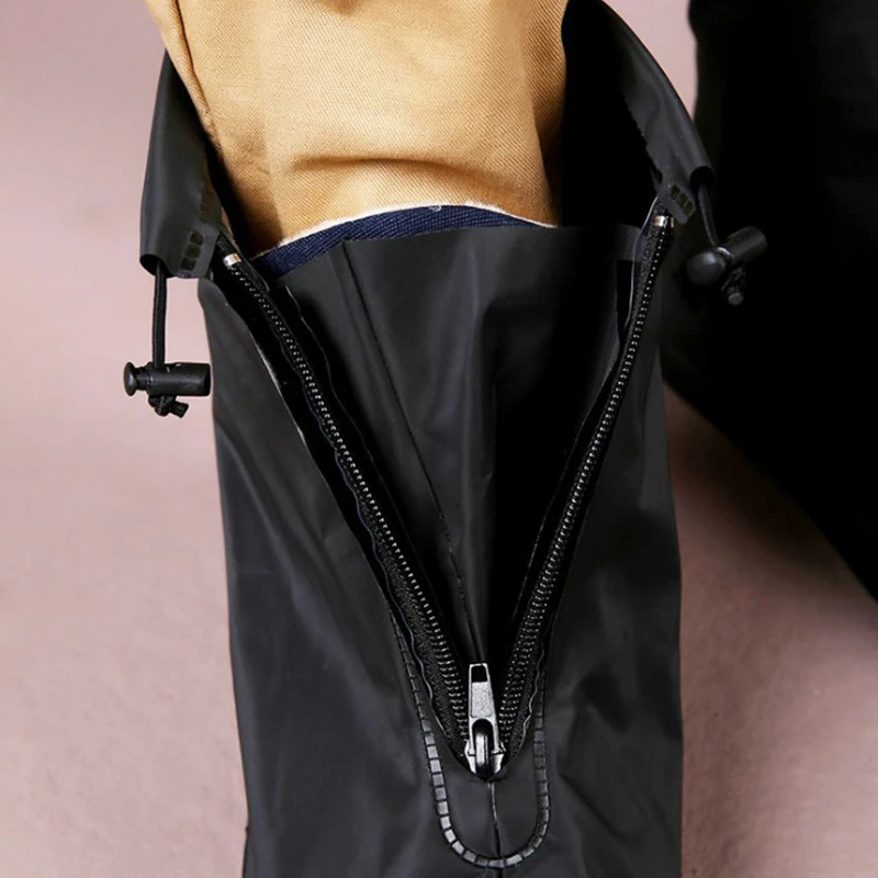 Rain Boots Waterproof Shoe Cover Silicone Unisex Shoes Protectors Waterproof Non-Slip Shoe Covers Reusable Outdoor Rainy Boots