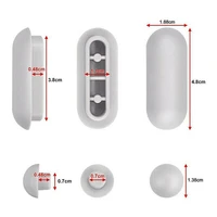 6pcslot antislip toilet cover gasket bumper self adhesive seat cushioning pads toilet buffers bumpers bathroom accessories part