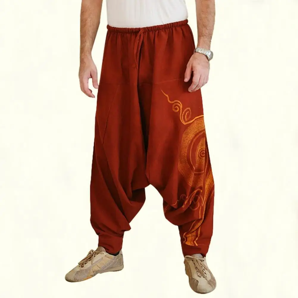 

Unique Baggy Pants Portable Men Trousers Durable Men Baggy Pants Wear-resistant