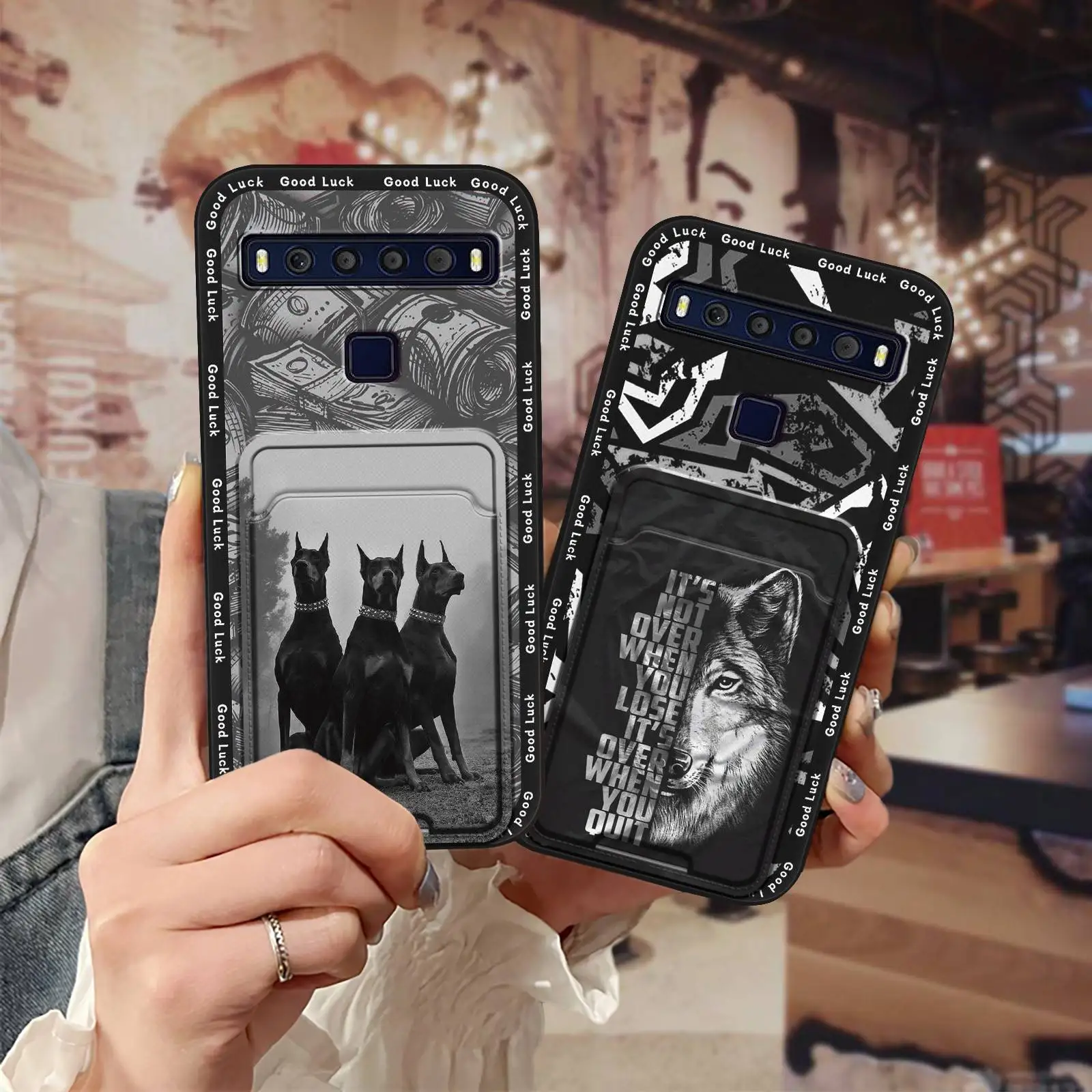 Полная оболочка прочный телефон для TCL 10L/10 Lite чехол карт противоударный мягкий