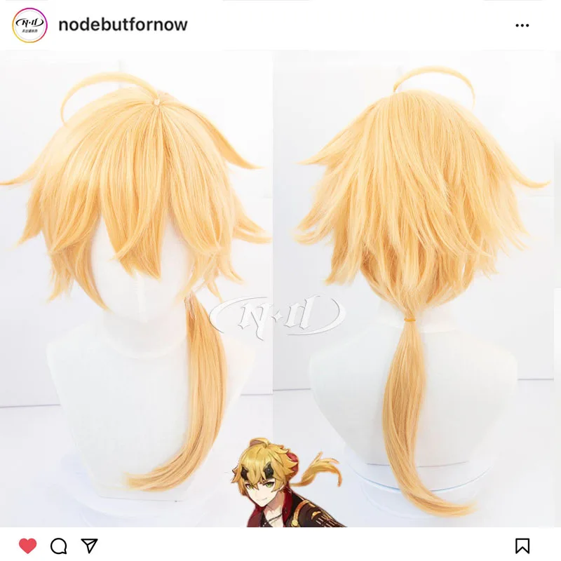 

Pre-Trimmed Wig! [ND Brand] Thoma, Genshin Impact, Authentic Customized Cosplay Wig, Heat Resistant Hair Fiber