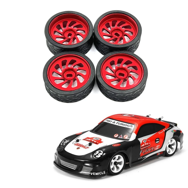 26 мм гоночная шина металлический обод колеса для Wltoys 284131 K969 K979 K989 P929 Kyosho Mini-Z 1/28