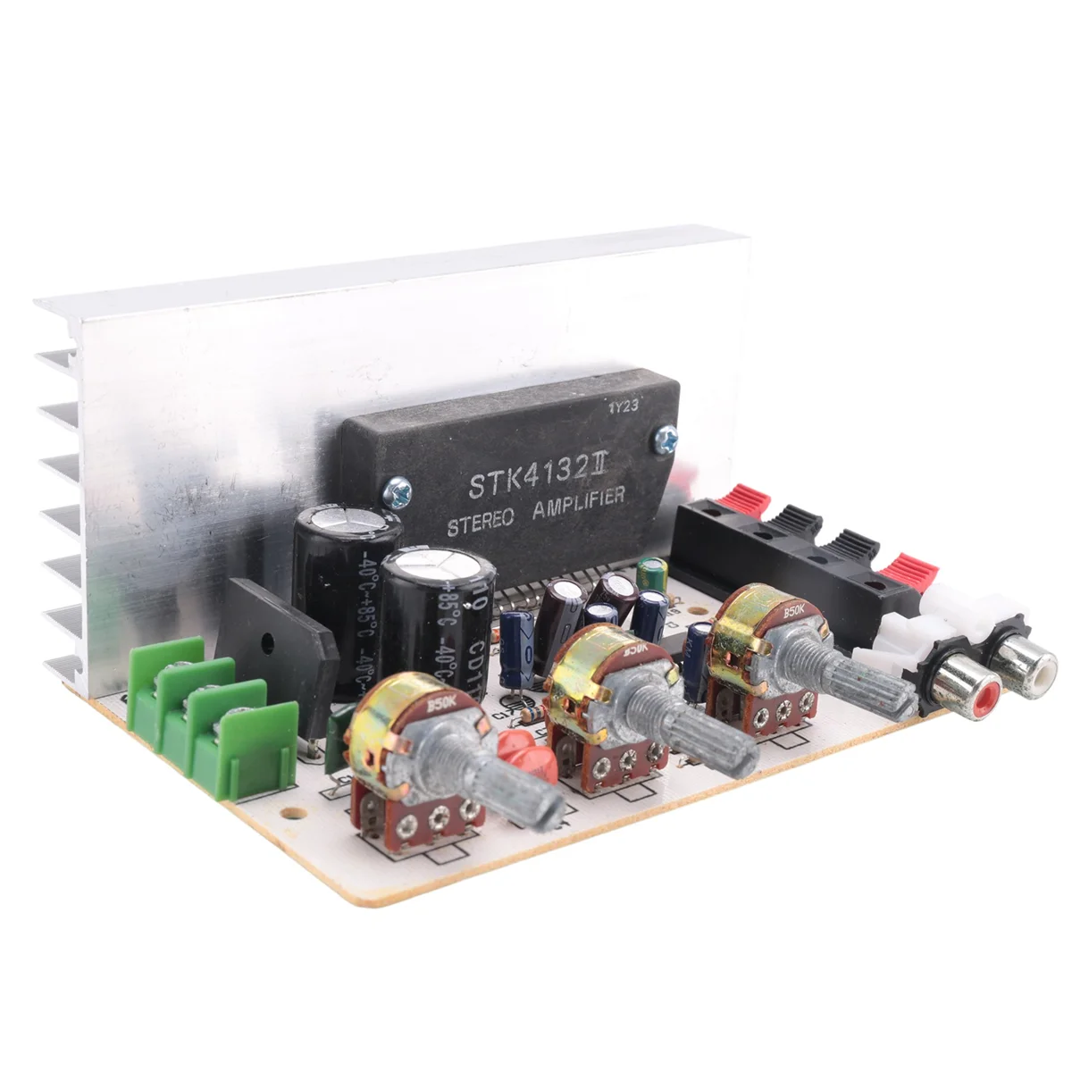 DX-0408 STK Плата усилителя 50 Вт x2 двухканальная переменного тока двойной 15-18 в