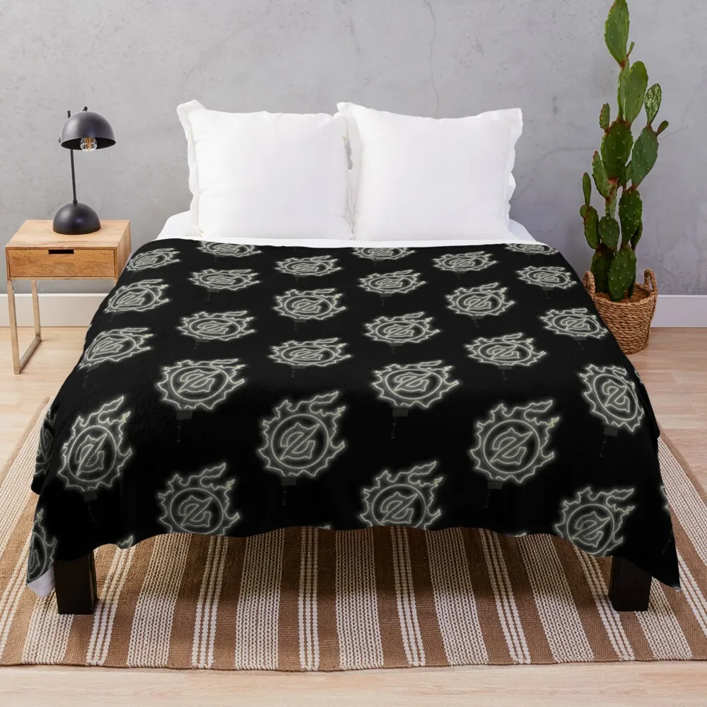 

Неоновое одеяло окончательной фантазии с изображением выключателя пистолета, пушистое одеяло GNB