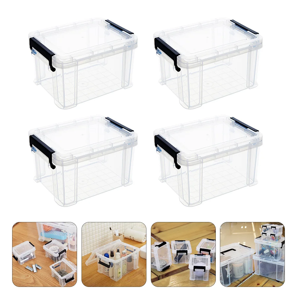 

Box Storage Mini Organizer Case Container Clip Can Clear Sundries Plastictote Containers Organzier Makeupbin Contanier Latching