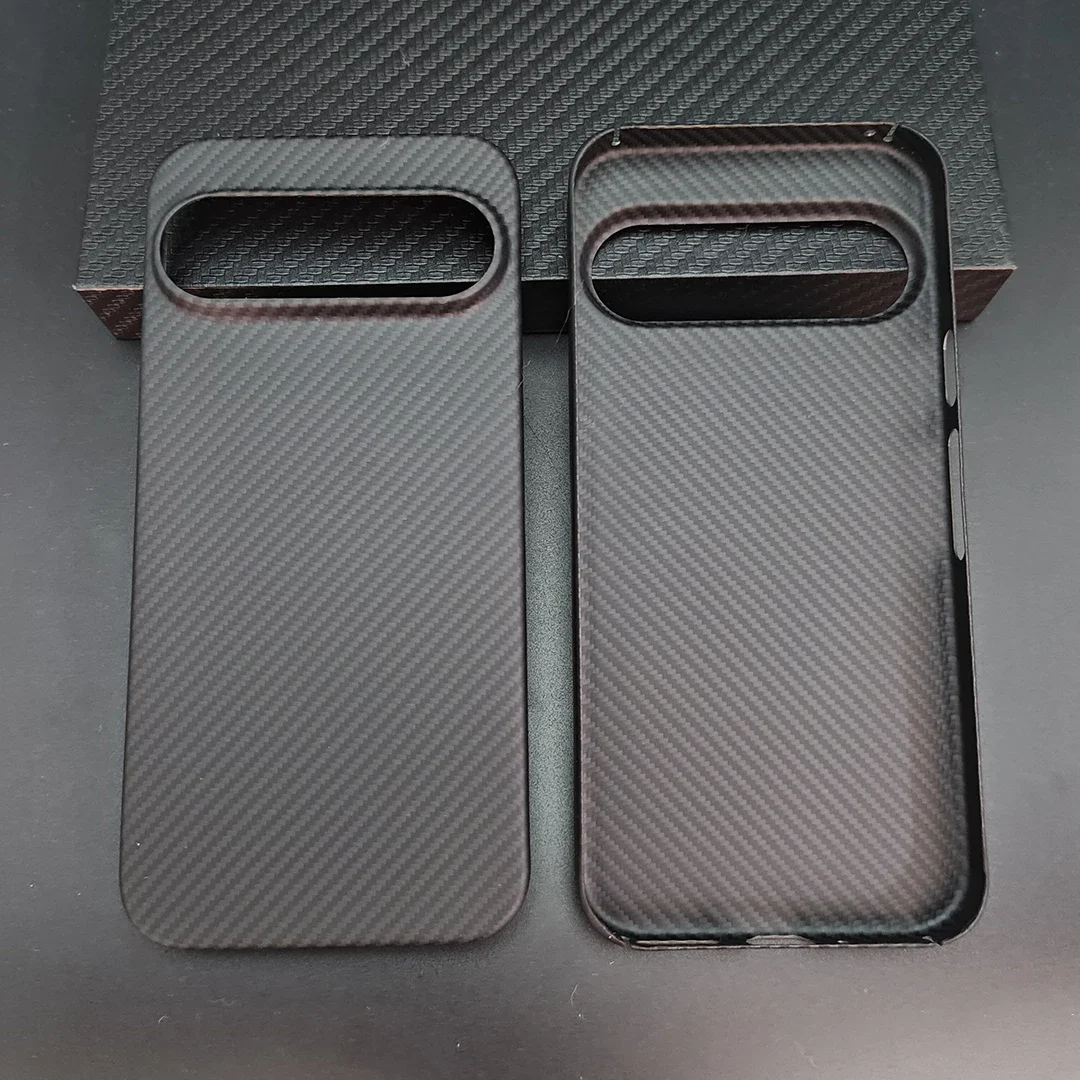 Настоящий защитный чехол из арамидного углеродного волокна 600D для Google Pixel 9 Pro XL 5G