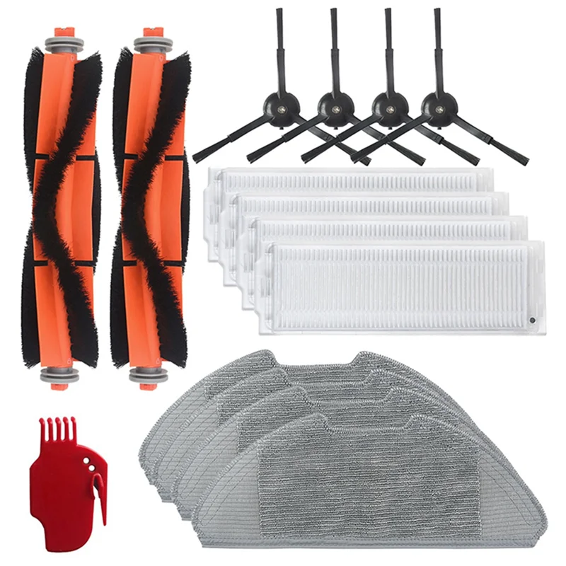 

Для робота-пылесоса Xiaomi Mi 2 Pro Lite MJST1S MJSTL MJSTS MJST1SH, аксессуары для очистки, основная боковая щетка, насадки для швабры