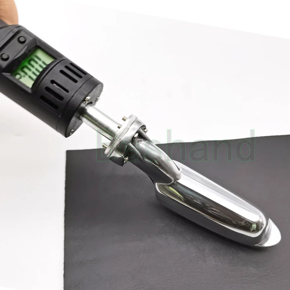 Скидка Маленький Утюг с цифровым дисплеем, Регулируемый мини-Утюг для шитья кожаной обуви, разглаживающий ремонт, Глажка одежды, логотип, теплопер...