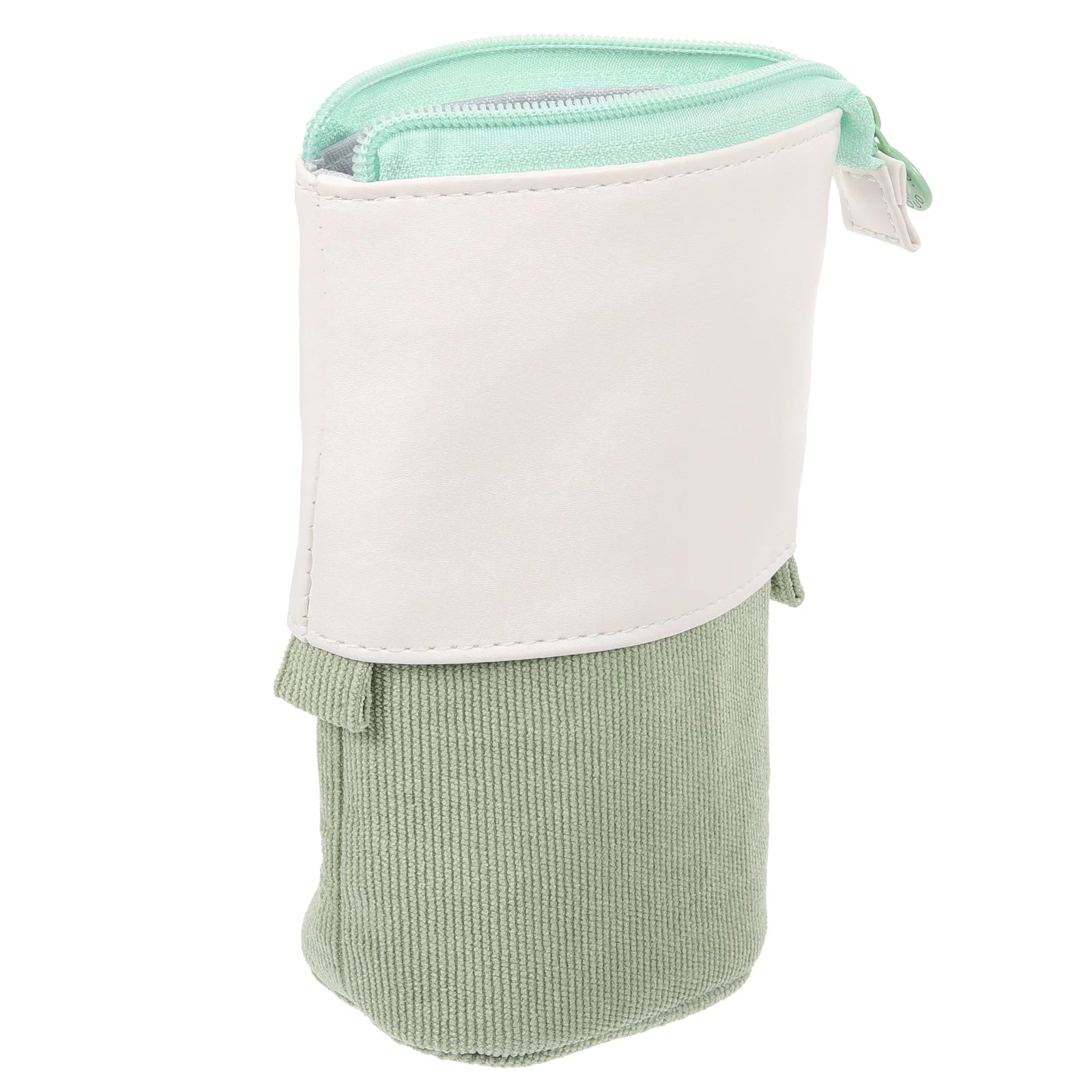 

Portable Storage Pencil Case Office Large Pouch for Boys Corduroy Multi-functional