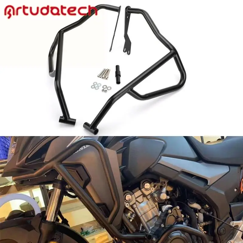 Верхняя защита двигателя черная подходит для Honda Cb500 Cb500X 2019 2020 2021 2022 2023