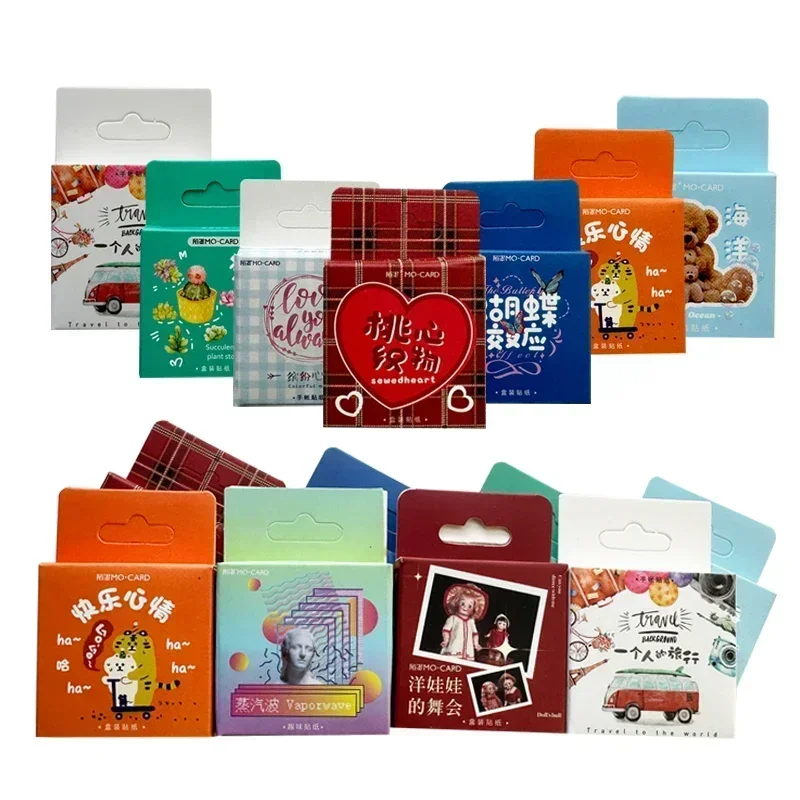 45/46 шт. декоративные мини-наклейки в коробке 4 см