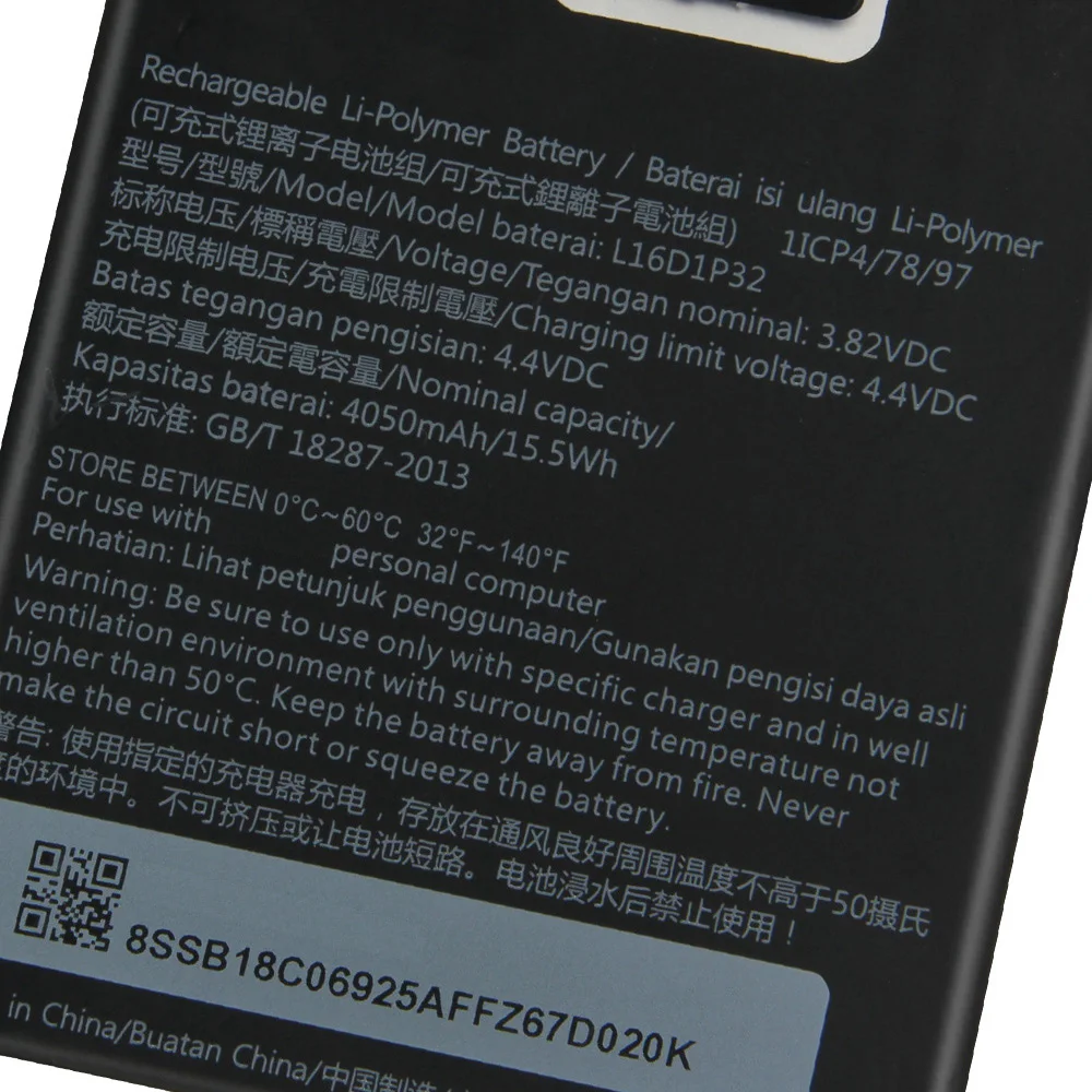 Сменный аккумулятор L16D1P32 для Lenovo Phab2 Phab 2 670Y PB2-650 PB2-650M PB2-670N PB2-670M PB2-670Y 4050 мАч
