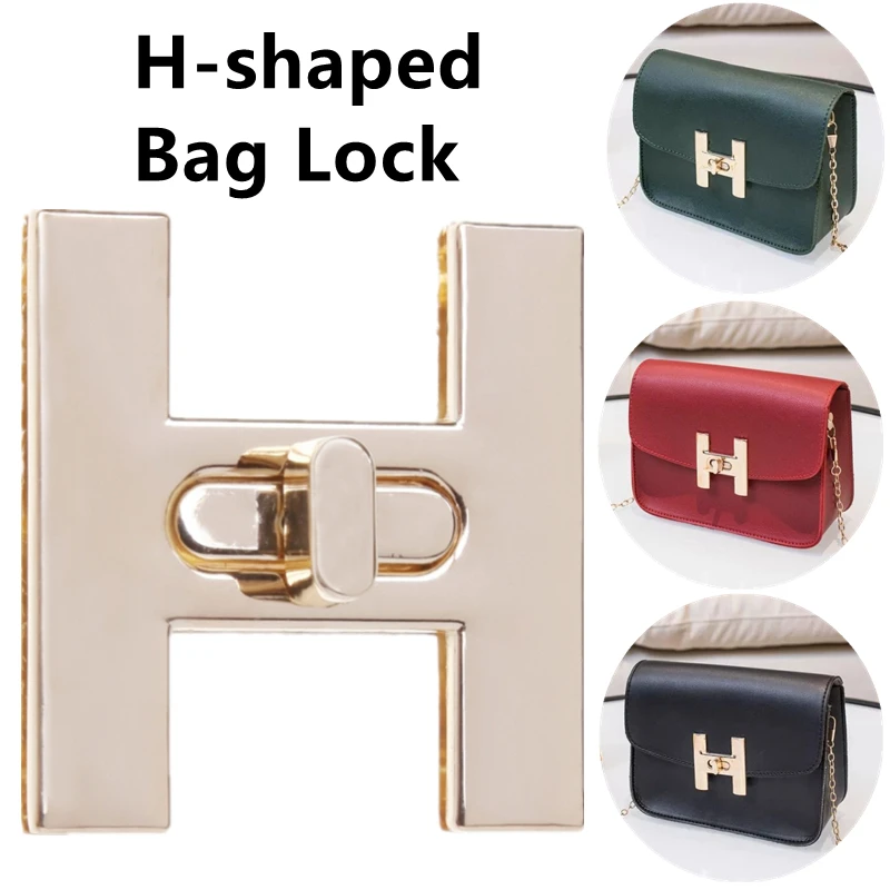 Snap Clasps Bag Lock for Women Handbag Twist Lock Shoulder Bag DIY Closure Locks Metal Buckle Bag Accessories