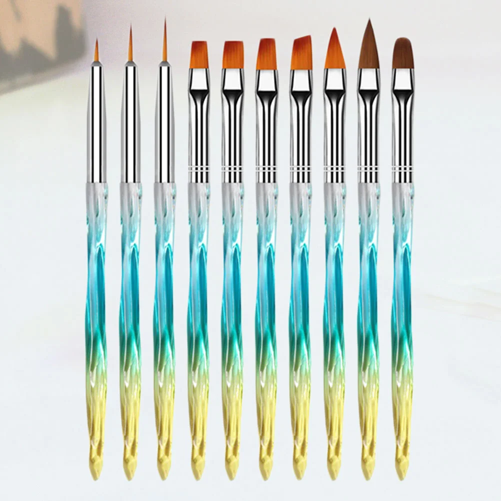 

Nail Brushpen Linerfingernail Detail Builderpainting Kit Pens Setrhinestones Decoration Dotting Brushes
