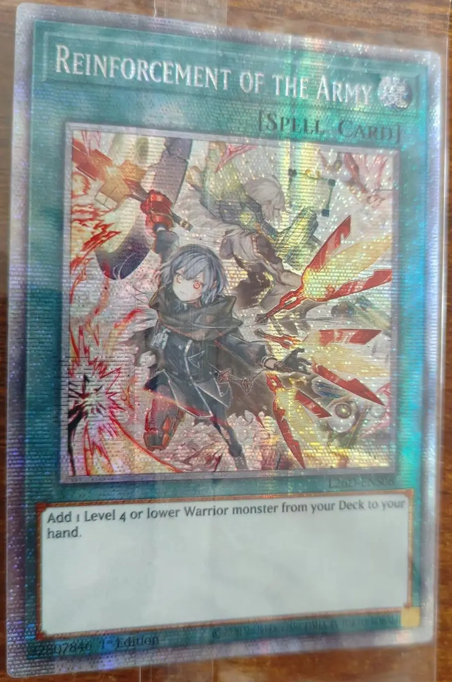 Коллекционная карта Yu-Gi-Oh Reinforcement Of The Army TCG PSER L26D-ENS08, детская игрушка для хобби (не оригинал) (art.: 3920daaee6ef2) - 3920daaee6ef2