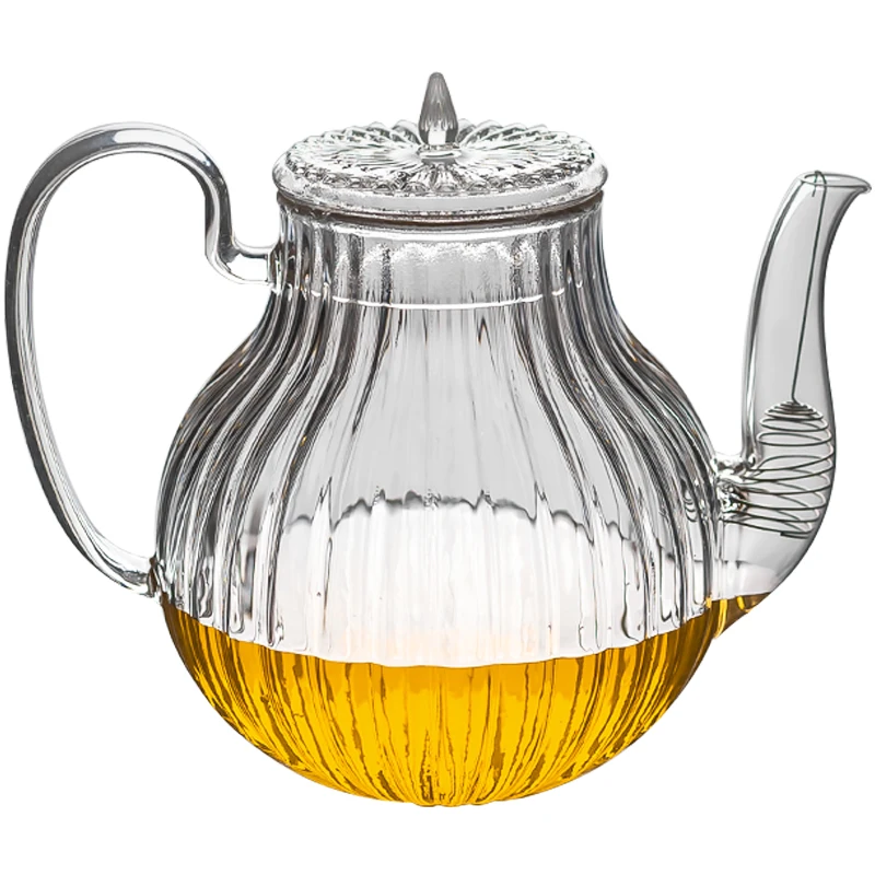 

Quality Glass Holding pot heat-resistant glass teapot crane head boiling kung fu tea set tea ceremony copper handle