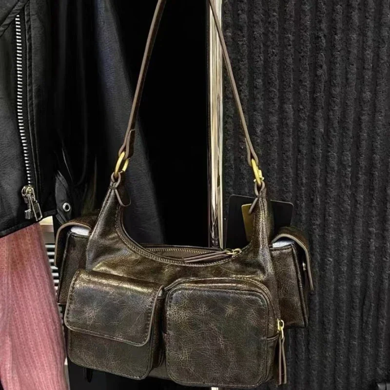 Женская винтажная сумка через плечо