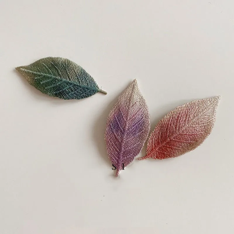 

2PCS/Leaf Hairpin Girl's Headdress Back Hair Clip Hair Ornament Top Clip Traceless Hair Fragments