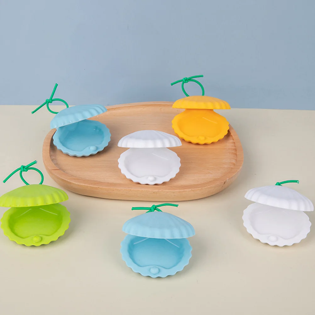 

4 Pcs Musical Instruments Kids Bulk Toys Percussion Wooden Kids' Castanets Waving Board Small