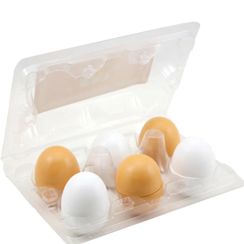 Cute Wooden 6pcs Eggs Yolk Pretend Play Kitchen Food Cooking Kids Children Baby Learning Education Toy Funny Gift - купить по