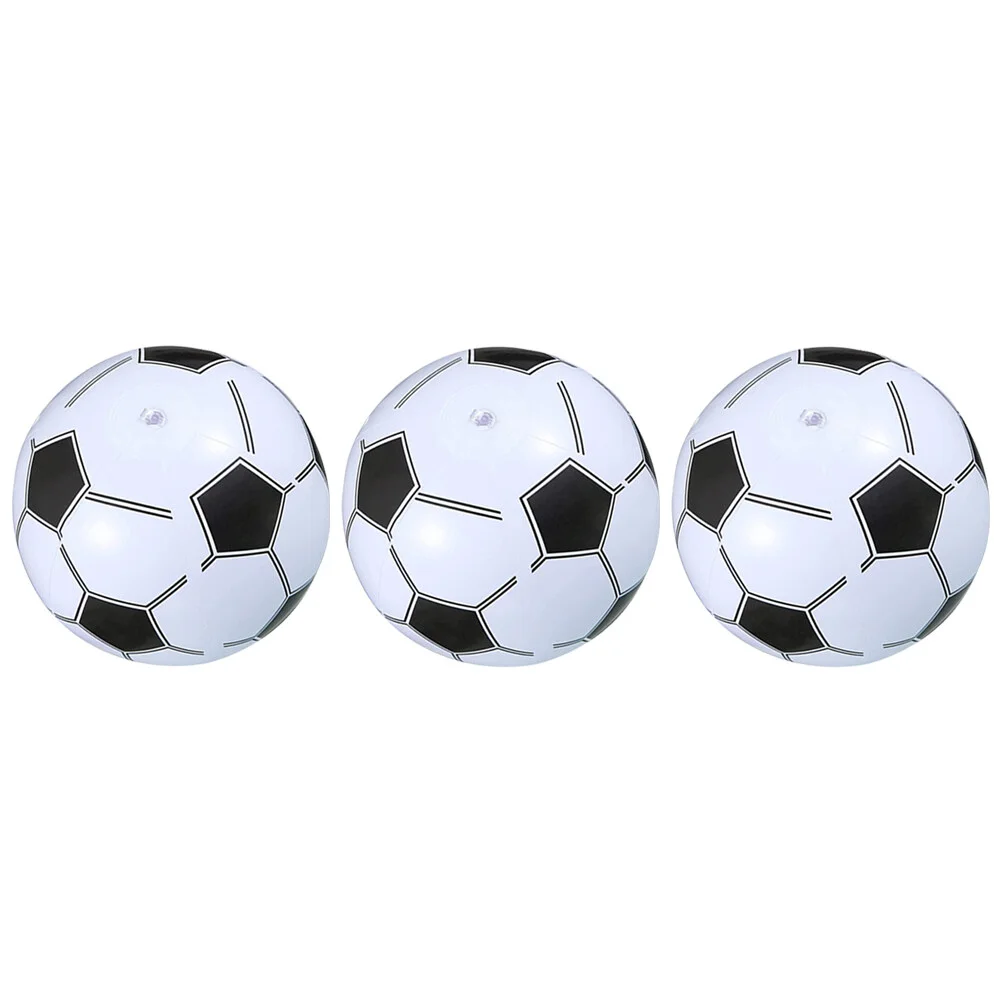

3Pcs Inflatable Beach Balls Kids Inflatable Soccer Balls Funny Inflatable Balls Summer Beach Balls Toys