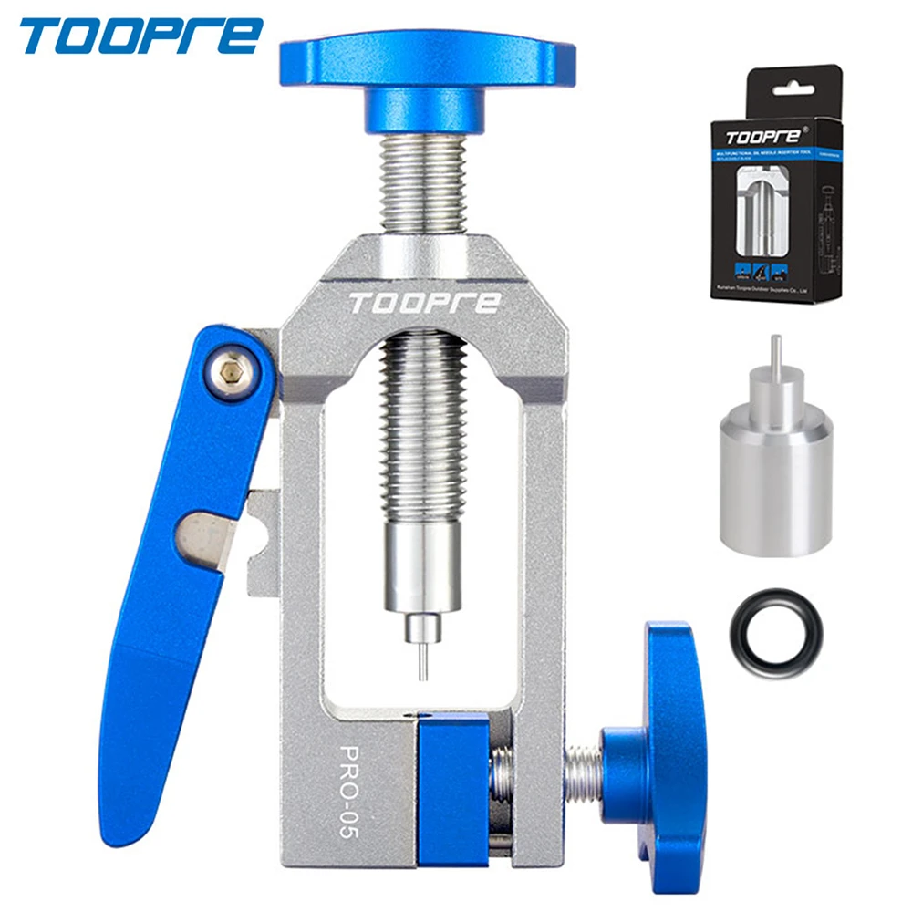 

TOOPRE-Hydraulic Disc Brake Oil Needle Tools, Bicycle Driver Hose Insertion Tool, Olive Connector, Insert Install Press