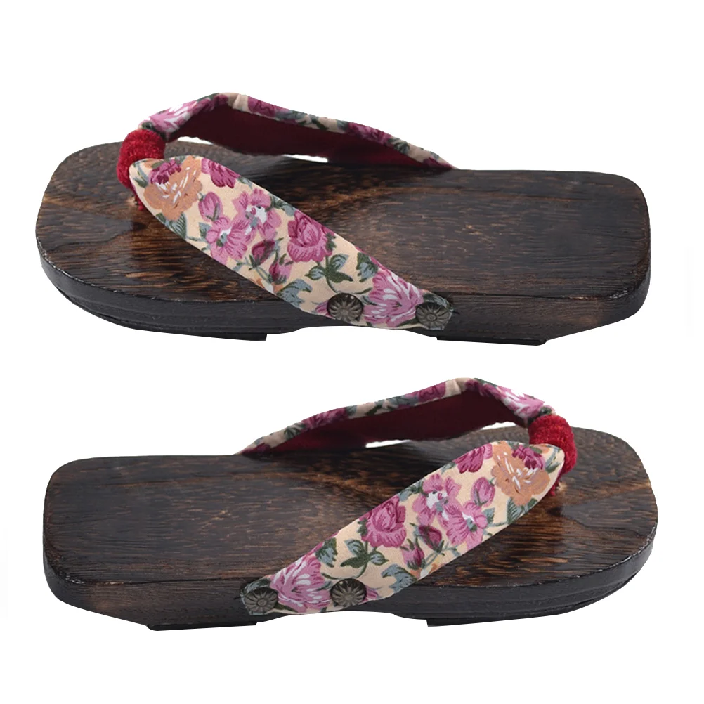 

Paulownia Children Clogs Baby Slippers COS Student Clogs Flops Size 16-22 Pink