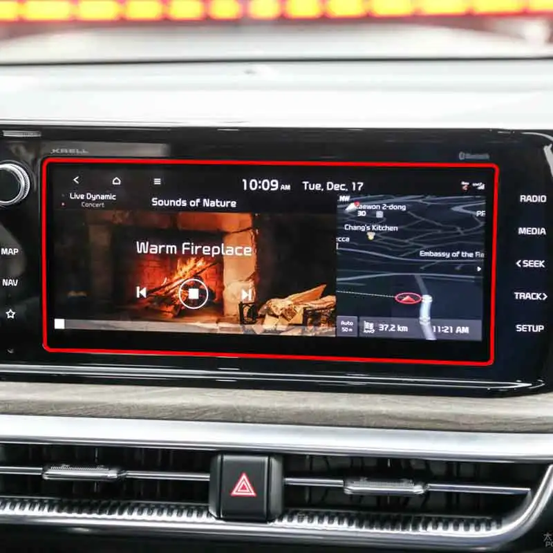 

Для Kia K5 Optima 2020 2021 Автомобильный GPS навигатор Закаленное стекло Защитная пленка для экрана авто внутренняя пленка против царапин фитинги