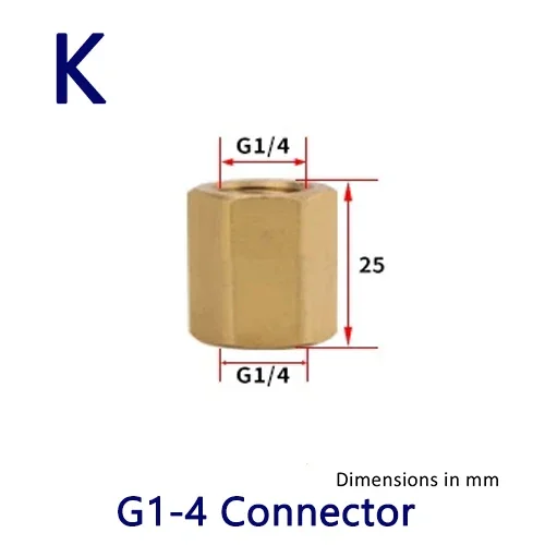 

Разъем для водяного пистолета XMSJ 1/4" для Karcher, Bosch, Nilfisk