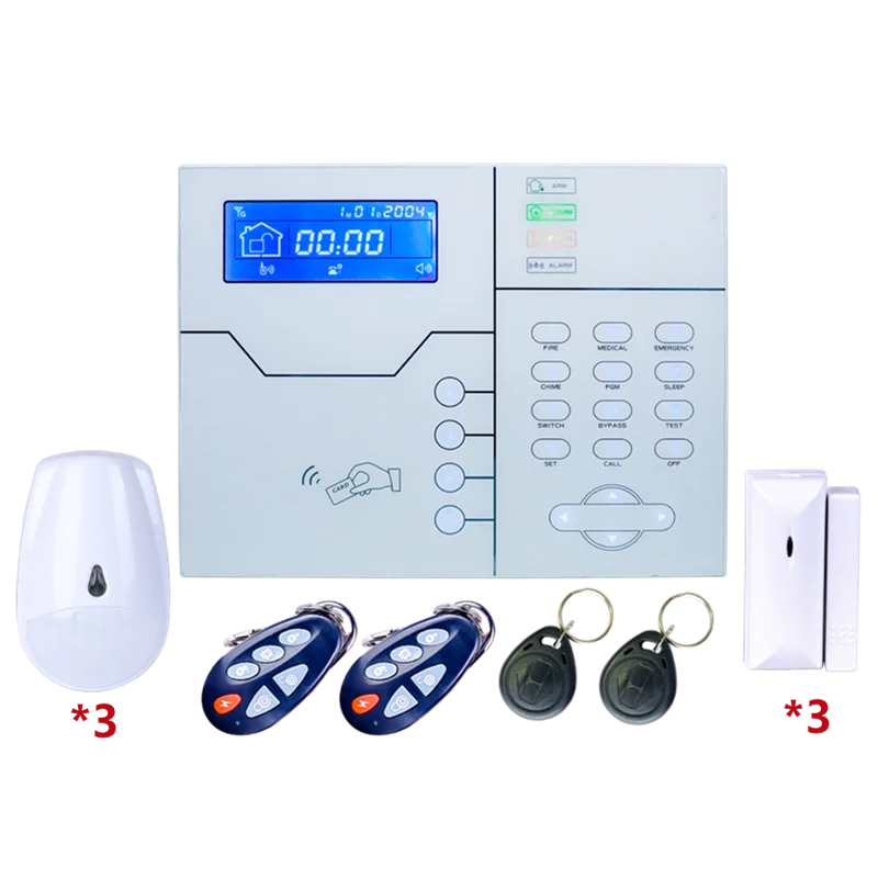 Home Security Protection With  32 Wireless Zone And 8 Wired Zone