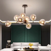 modern luxury chandeliers glass shade lighting indoor decor kitchen fixture pendant lamps living dining room bedroom lightings