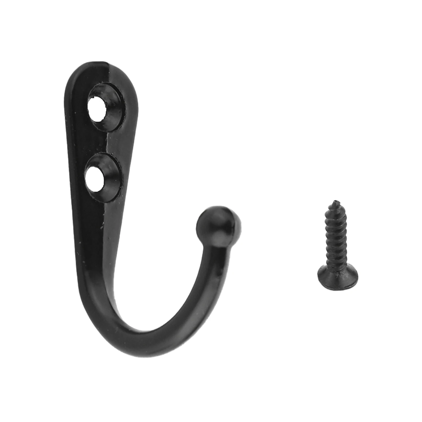 

20Pcs Vintage Zinc Alloy Wall Mounted Hooks with Installing Screws Single Coat Hangers for Bedroom Closets Garage