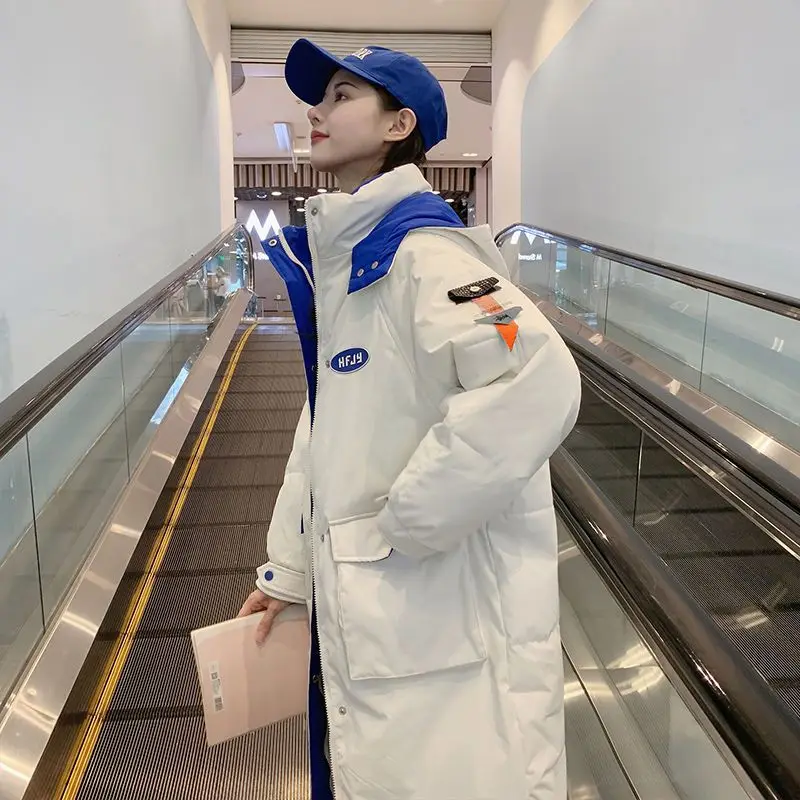 Winter Women's Cold Coat Parkas Jackets Super Hot Coats Hooded Long Cotton Padded Jacket Womens Winter Clothing 2022 Fashion