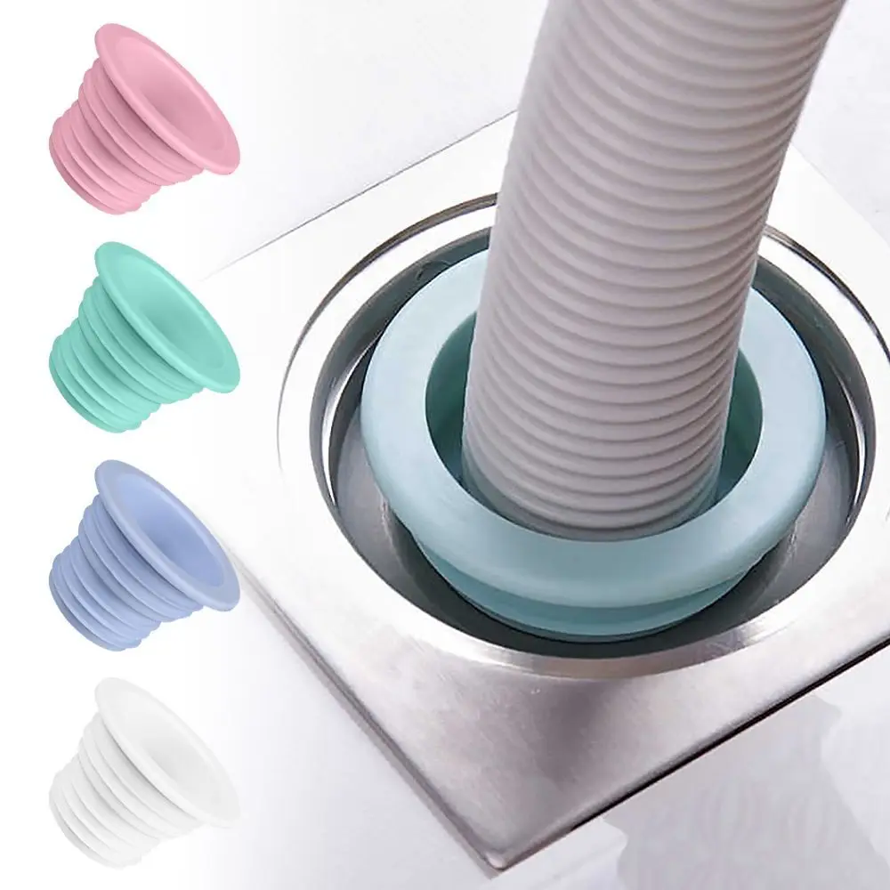 

PP Insect Proof Anti-odor Sealing Cover Sewer Pipe Seal Ring Washing Machine Pipe Connector Floor Drain Plug Kitchen Bathroom