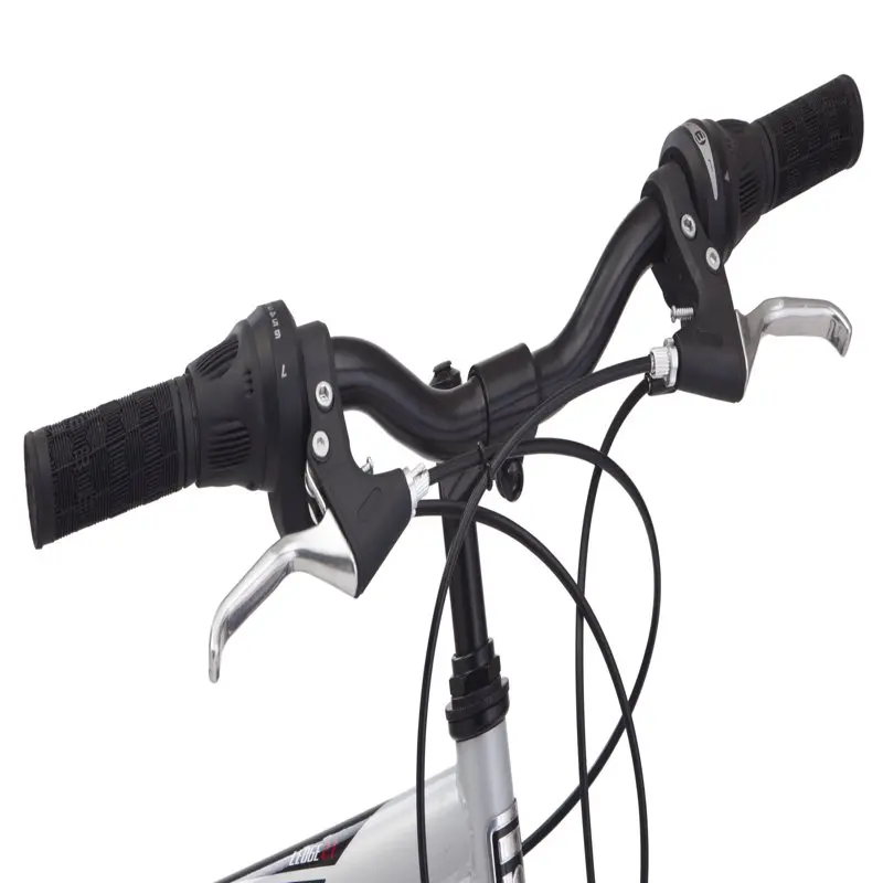 

White New Boys Mountain Bike 24-inch Wheels, 21 Speeds, Silver and White Frame - Durable and Stylish Bicycle for Outdoor Adventu