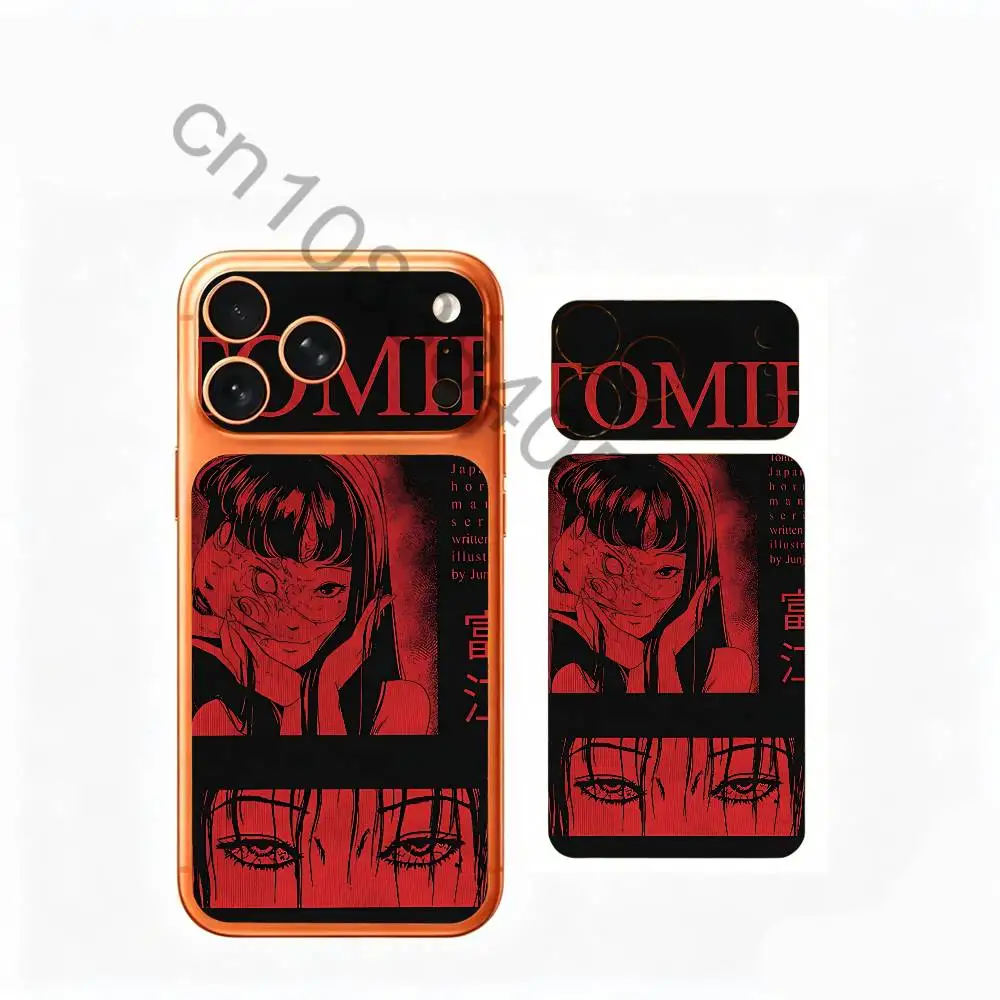 Фото T-Tomie j-junji ito для iPhone 17pro или 17proMax: полноцветная защитная наклейка-пленка на заднюю панель корпуса №3