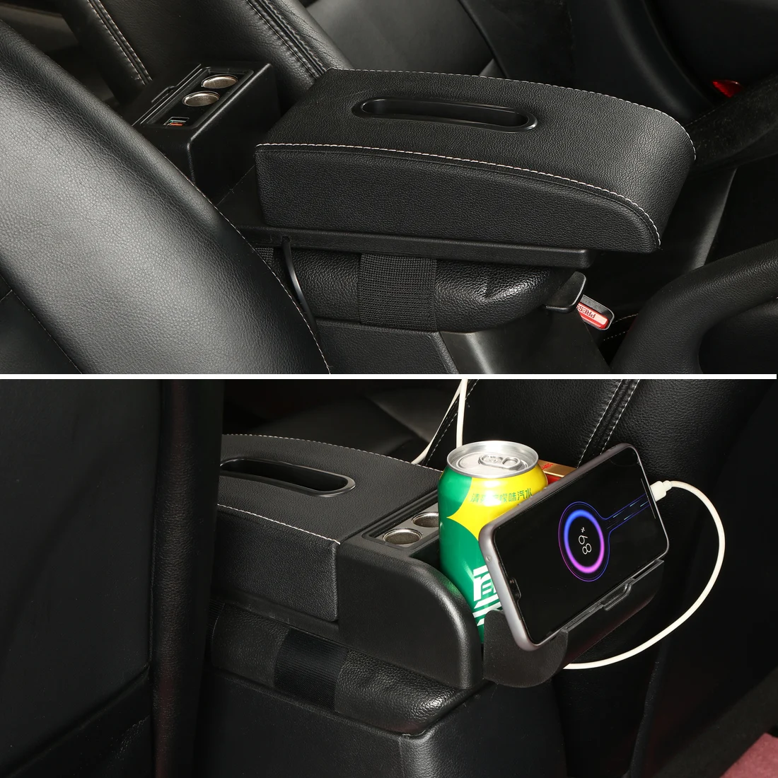 Универсальный Коврик для подлокотника автомобиля подлокотник хранения салфеток